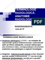  Terminologie Radiologică Anatomie Radiologică Medicina Dentara 