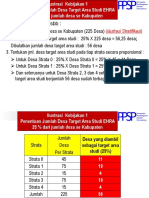 Ilustrasi Penentuan Desa Dasar % Desa