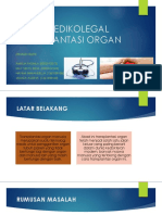 Aspek Medikolegal Transplantasi Organ