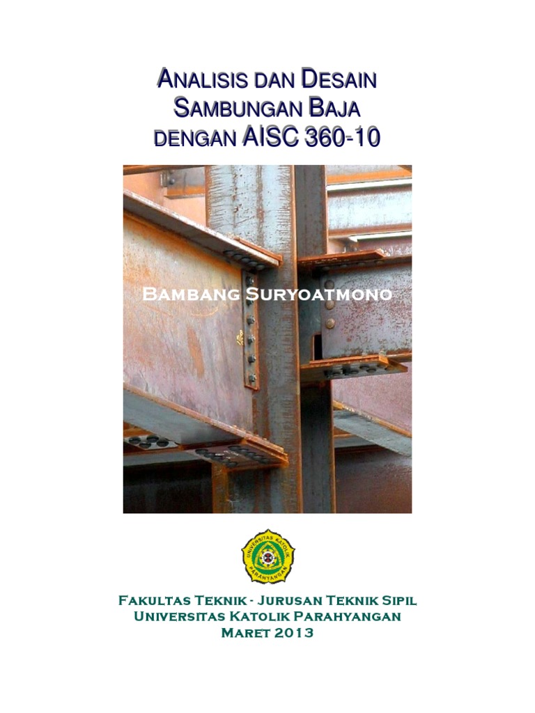 Analisis Dan Desain Sambungan AISC 360-10 | PDF