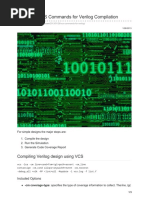 Synopsys VCS Commands For Verilogn Compilation