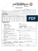 Gynecology Sheet