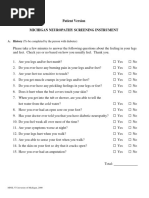 Foot Function Index Questionnaire Guide | PDF | Pain | Foot