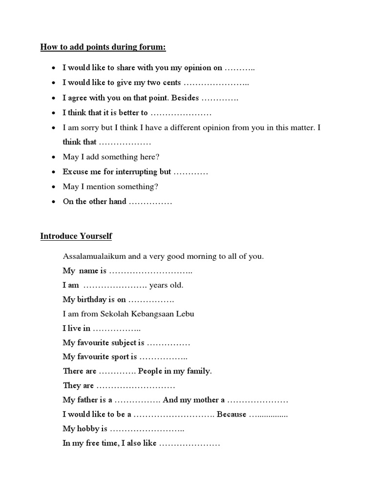 How To Add Points During Forum | PDF
