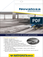 Placa colaborante de acero galvanizado Novalosa: ventajas y detalles de instalación