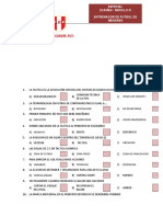 Examen Modulo III Entrenador de Futbol de Menores