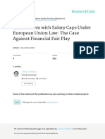 Lindholm TheCaseAgainstFinancialFairPlay TRESL2011