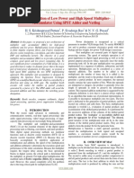 Implementation of Low Power and High Speed Multiplier-Accumulator Using SPST Adder and Verilog