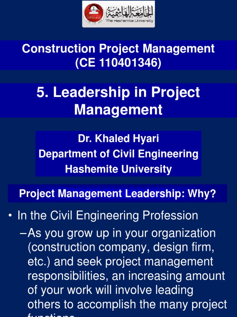 Leadership Skills in Project Management | PDF | Competence (Human ...