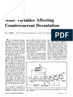 Variables Affecting Countercurrent Decantation
