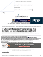 17 Free Data Science Projects to Boost Your Knowledge & Skills