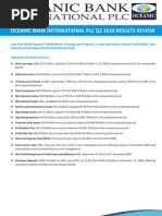 Download Oceanic Bank International PLC Q2 2010 Results Review by Oceanic Bank International PLC SN36691457 doc pdf