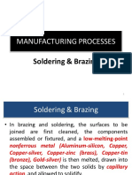 Manufacturing Processes: Soldering & Brazing