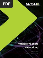 Nutanix TechNote-VMware VSphere Networking With Nutanix