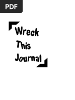 Wreck This Journal-Backpack