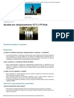 Ayudas Por Desplazamiento FCT y FP Dual Ciclos Formativos de Comercio y Marketing