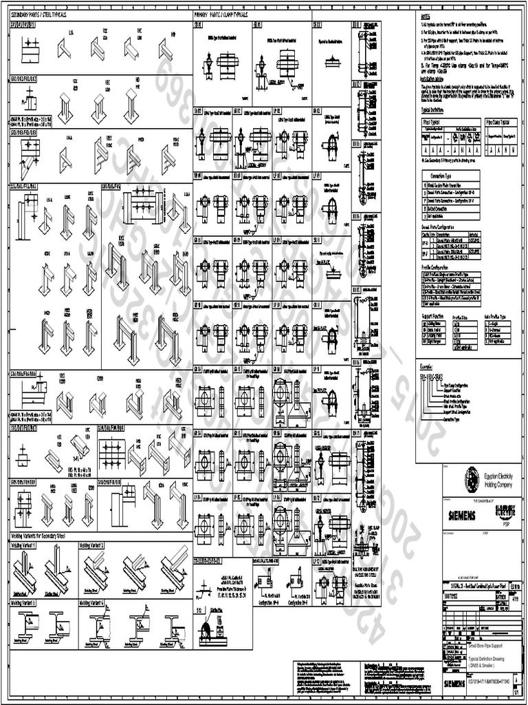 Small Bore Pipe Support Details | PDF