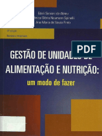 Gestão Unidades de Alimentação e Nutrição - Abreu, Spinelli e Pinto PDF