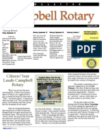 Rotary Newsletter Aug 31 2010
