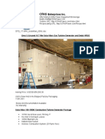 Unused Solar Mars Gas Turbine Generator