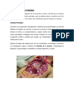 Tipos de Autopsia Forense