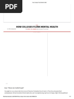 How Colleges Flunk Mental Health