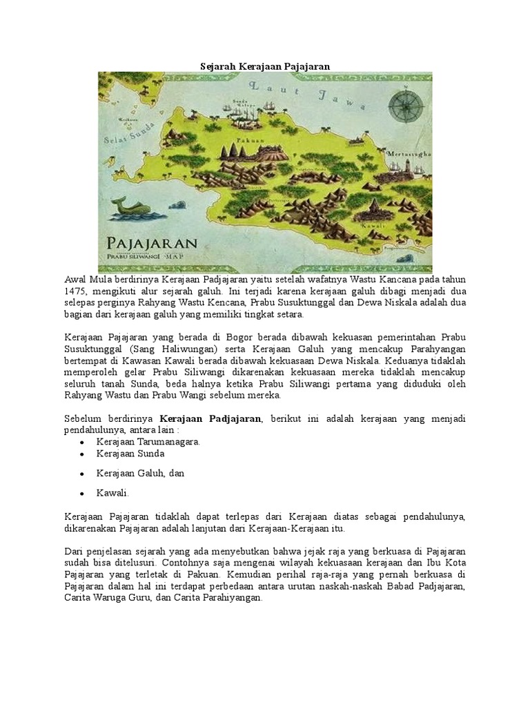 THE HISTORY OF THE PAJAJARAN KINGDOM | PDF