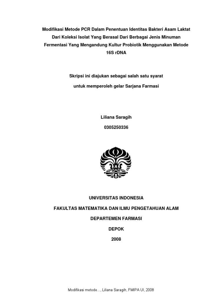 Skripsi Matematika Murni Ui Pejuang Skripsi
