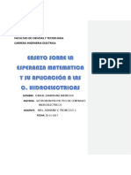 Ensayo Sobre Esperanza Matematica y Su Aplicacion en Centreles Didroelectricas (Rv.1)