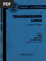 RF Feedline - Theory and Problems of Transmission Lines (By PH.D Robert A. Chipman October 1968)