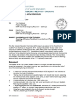 California Department of Water Resources Technical Memorandum on Source of Spillway Cracks 