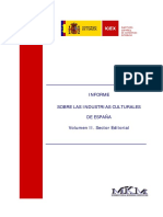 Informe Industrias Culturales en España