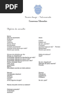 Anamnese Adulto Nutrição