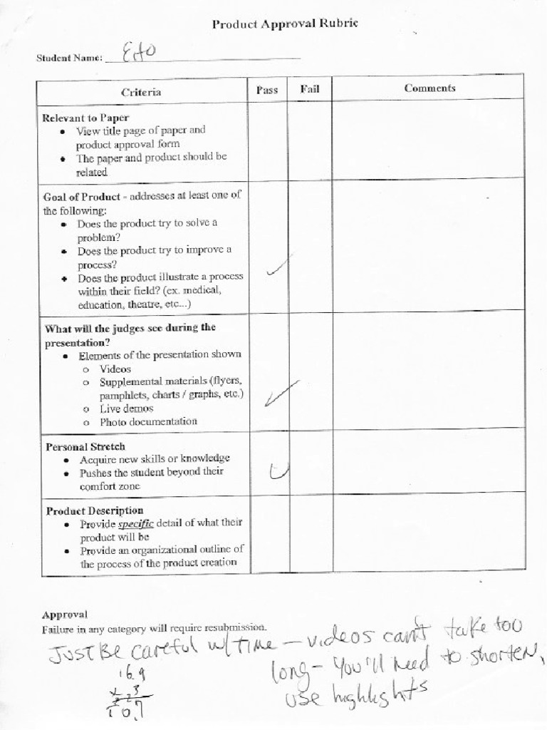 Product Approval Form PDF