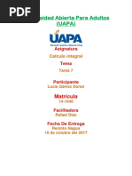 Tarea 7 de Calculo Integral Lucia