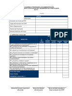 Hoja de Supervisión y Evaluación Desempeño