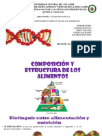 Composición y Estructura de Los Alimentos