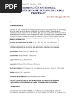 Terminación Anticipada - Solución de Conflictos o de Carga Procesal