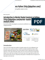 Introduction To Market Basket Analysis in Python - Practical Business Python