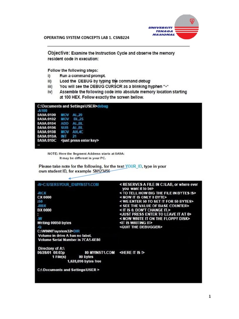 OS Concepts Lab 1 Overview | PDF | Technology & Engineering