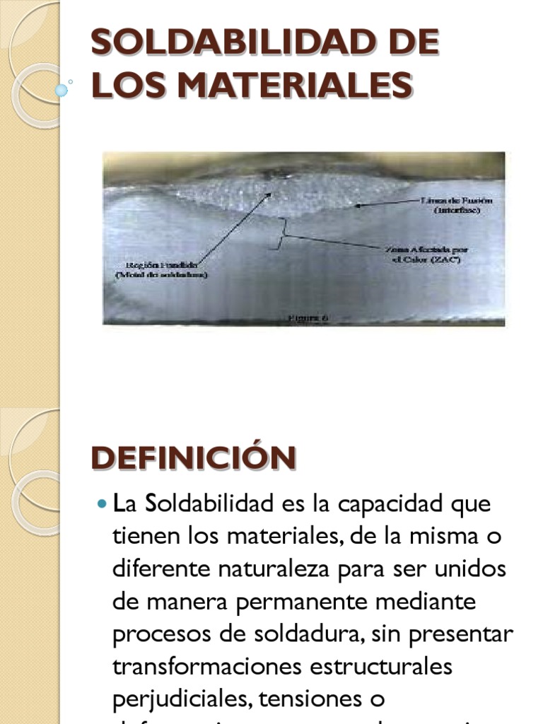 4 Soldabilidad de Los Materiales | PDF | Soldadura | Construcción