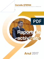 Raport de Activitate - Corneliu Stefan - 1 An de Mandat