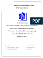EE6611-Power Electronics and Drives Laboratory