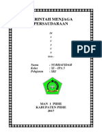 MAKALAH Persaudaraan Dan Memelihara Silaturahmi