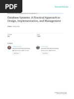 Database Systems a Practical Approach to Design Im