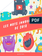 Les Mots Innovation de 2018