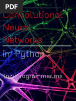 Convolutional Neural Networks in Python