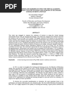 Teacher Readiness and Barriers in Using The Virtual Learning Environment Frog Vle For Teaching and Learning in Secondary Schools in Benut Pontian LwB2z