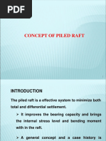 Concept of Piled Raft Foundation - DR Balakumar