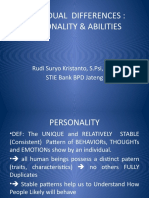 Individual Differences Personality & Abilities
